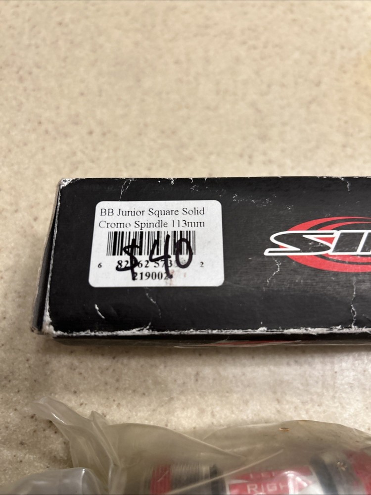 Sinz Square Taper Bottom Bracket 113mm Black