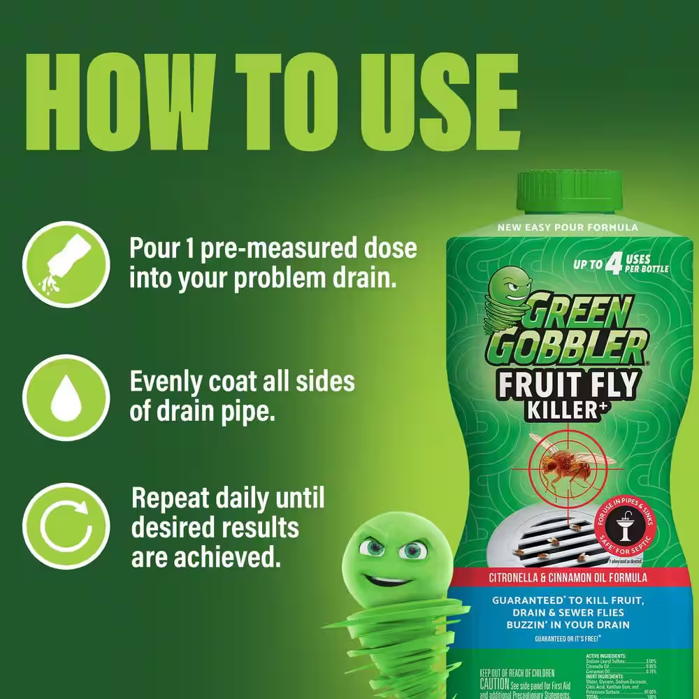 32 Oz. Fruit Fly and Drain Fly Killer