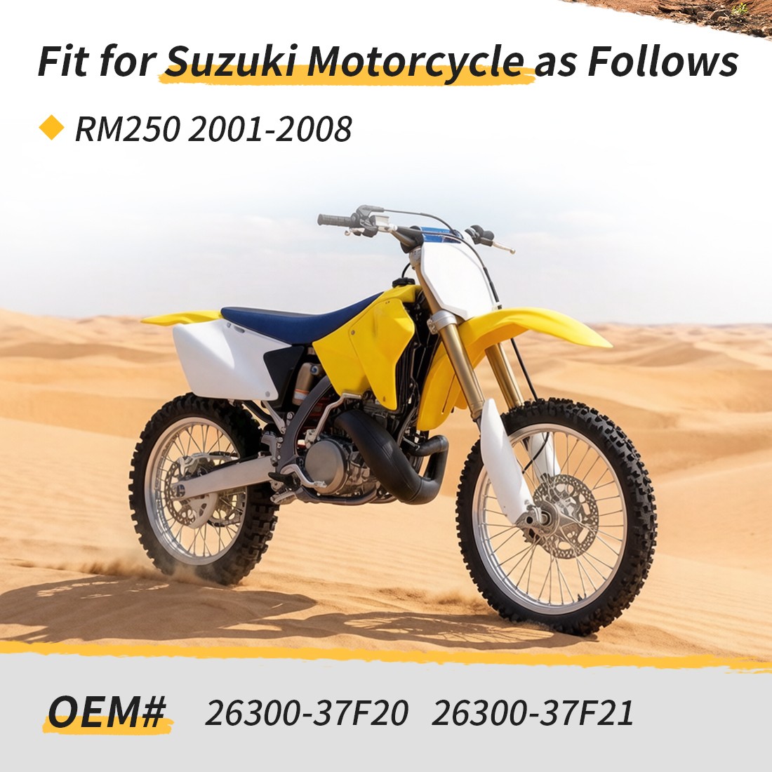 Kick Start Starter Lever For Suzuki RM250 2001 - 2008 26300-37F20 26300-37F21
