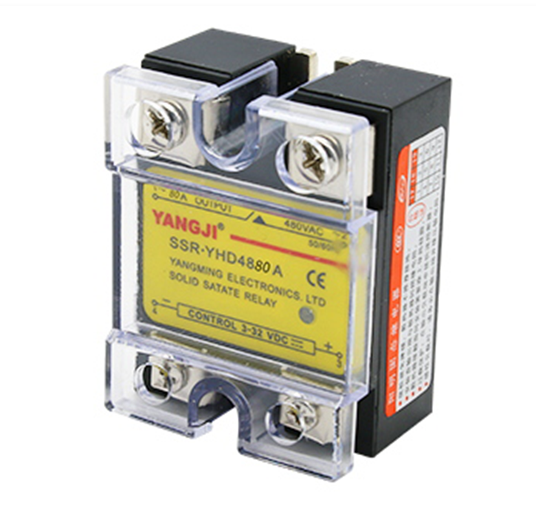 Single-phase SSR DC controlled AC DC-AC solid state relay YHD4880A 480VAC 80A