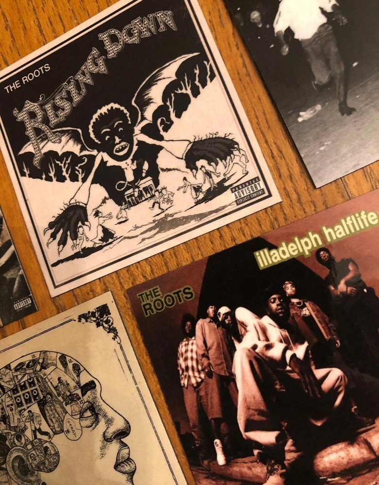 The Roots fridge magnets