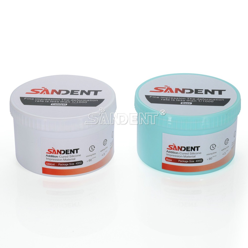 SANDENT Dental Impression Putty VPS Regular Set 2 Pack