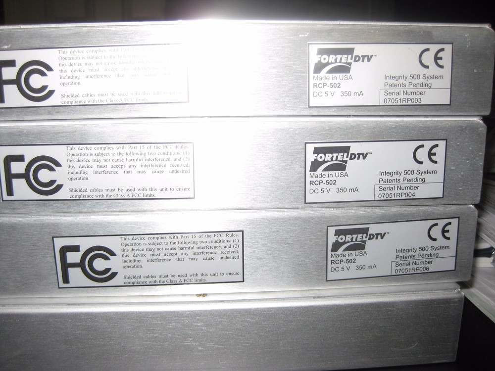 Fortel DTV Integrity RCP-502 Compact Remote Control Panel Rack mountable