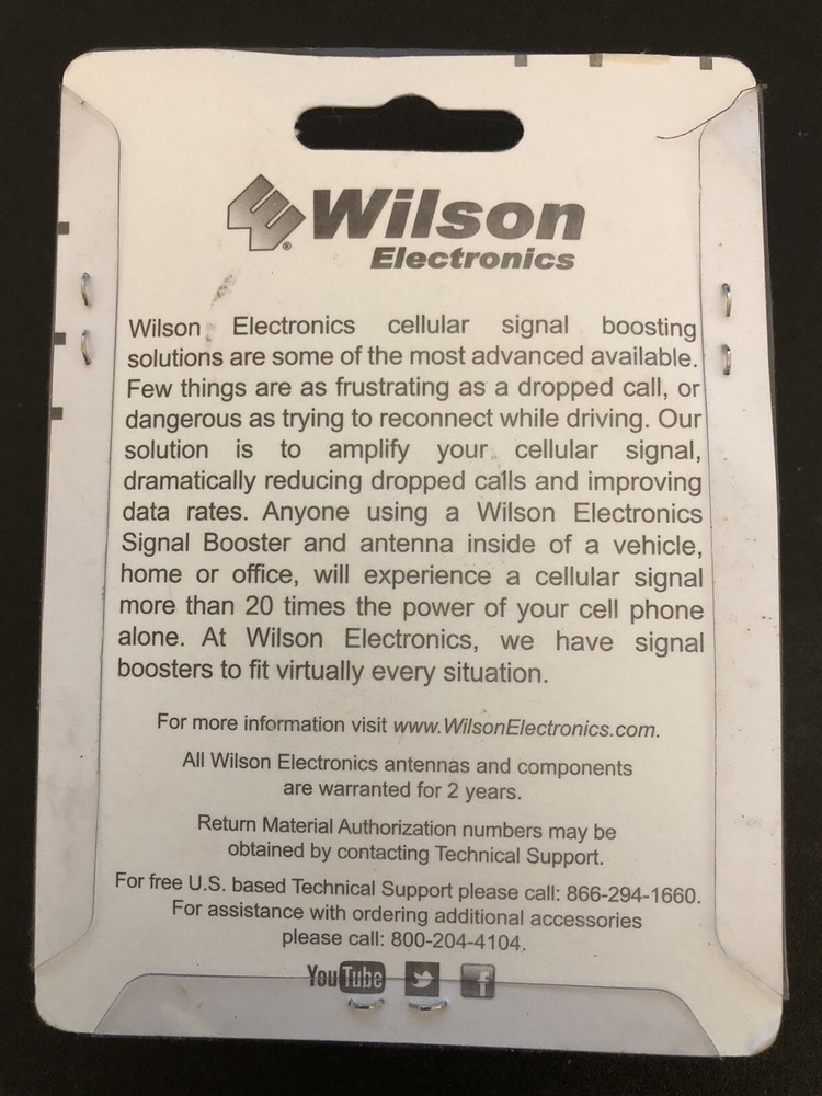 Wilson Electronics 859902 50 Ohm Lightening Surge Protector NIP