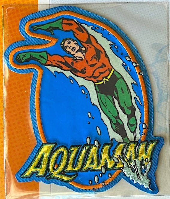AQUAMAN PATCH ~ Willabee & Ward ~ DC COMICS PATCH COLLECTION ~ Patch Only ~