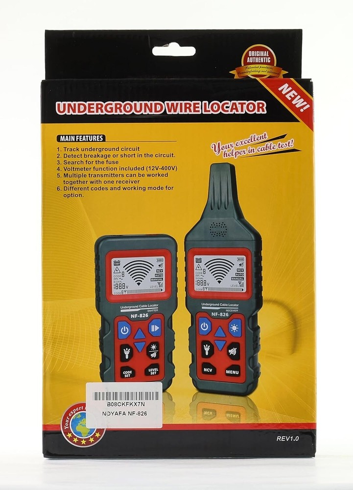 NOYAFA NF-826 Cable Locator: Accurate Underground Tracker for Professionals