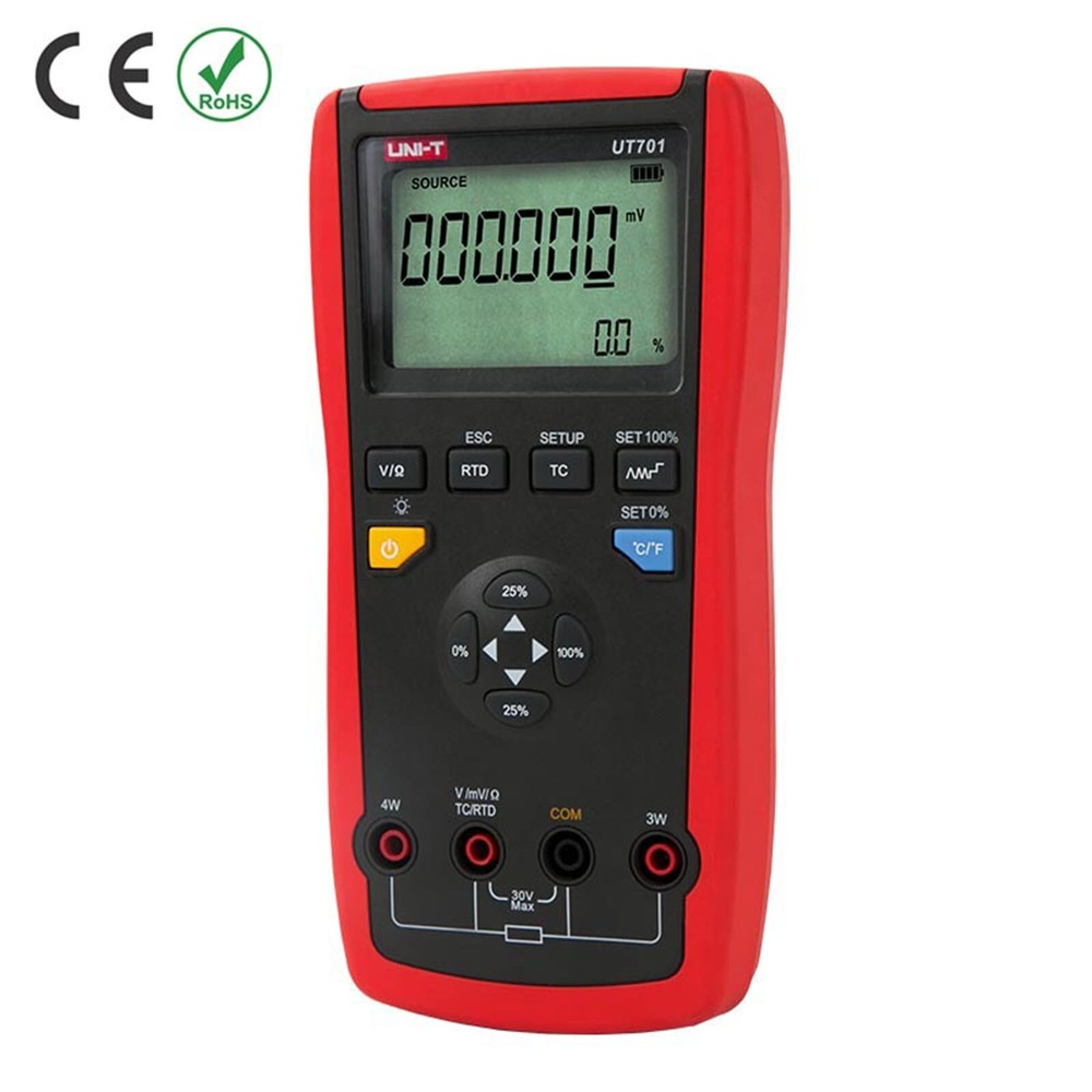 UNI-T UT701 Single Function Temperature Calibrator 6-digit Display DC Voltage✦Kd