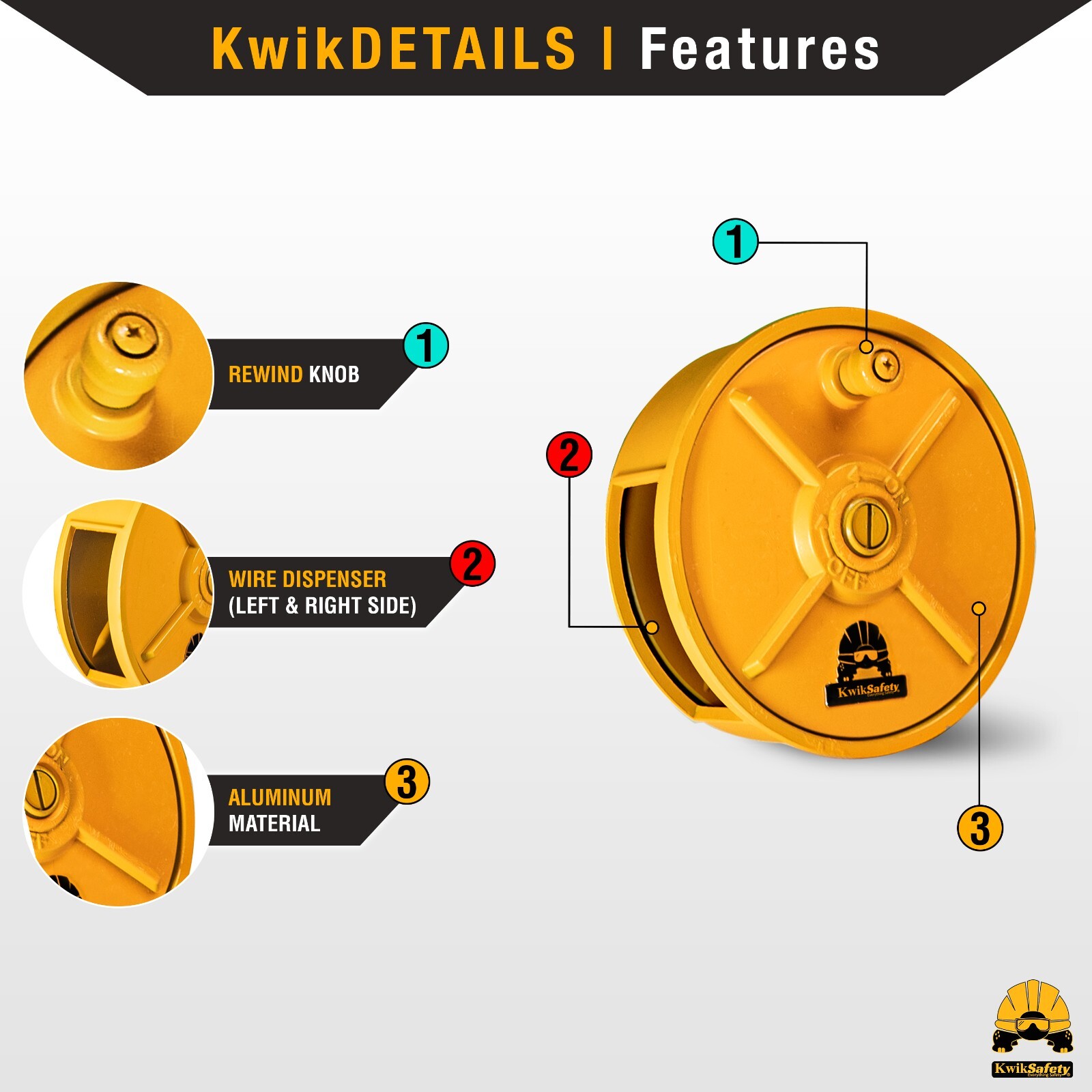 KwikSafety (Charlotte, NC) TIKO Tie Wire Reel Ironworker Lighweight Rebar Tool