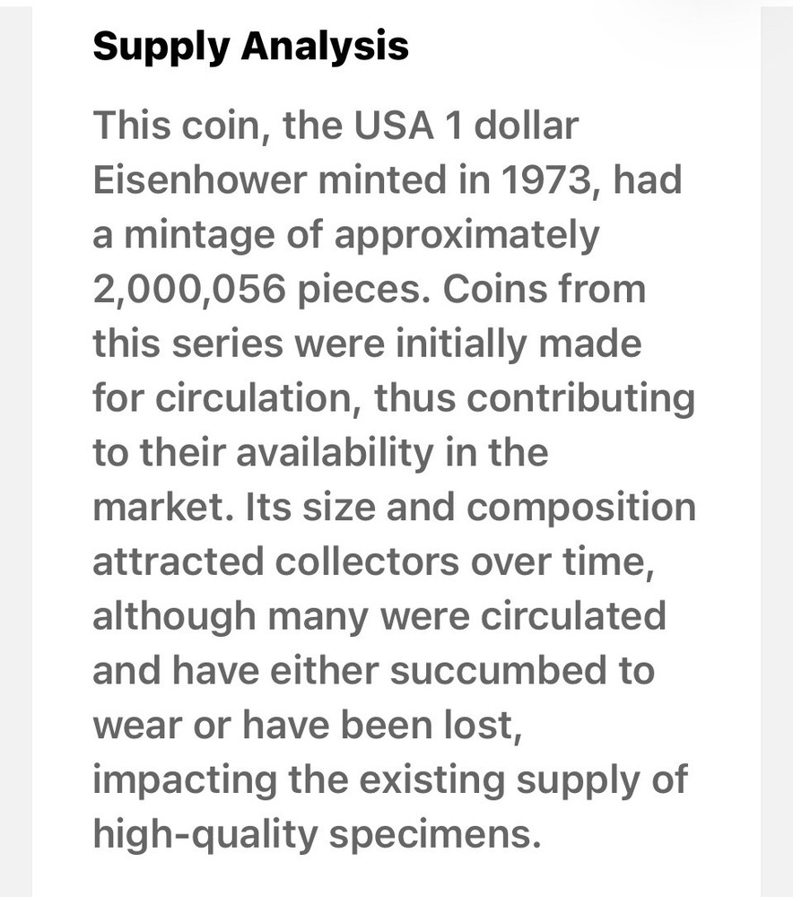 1973-P Eisenhower Dollar - UNCIRCULATED!