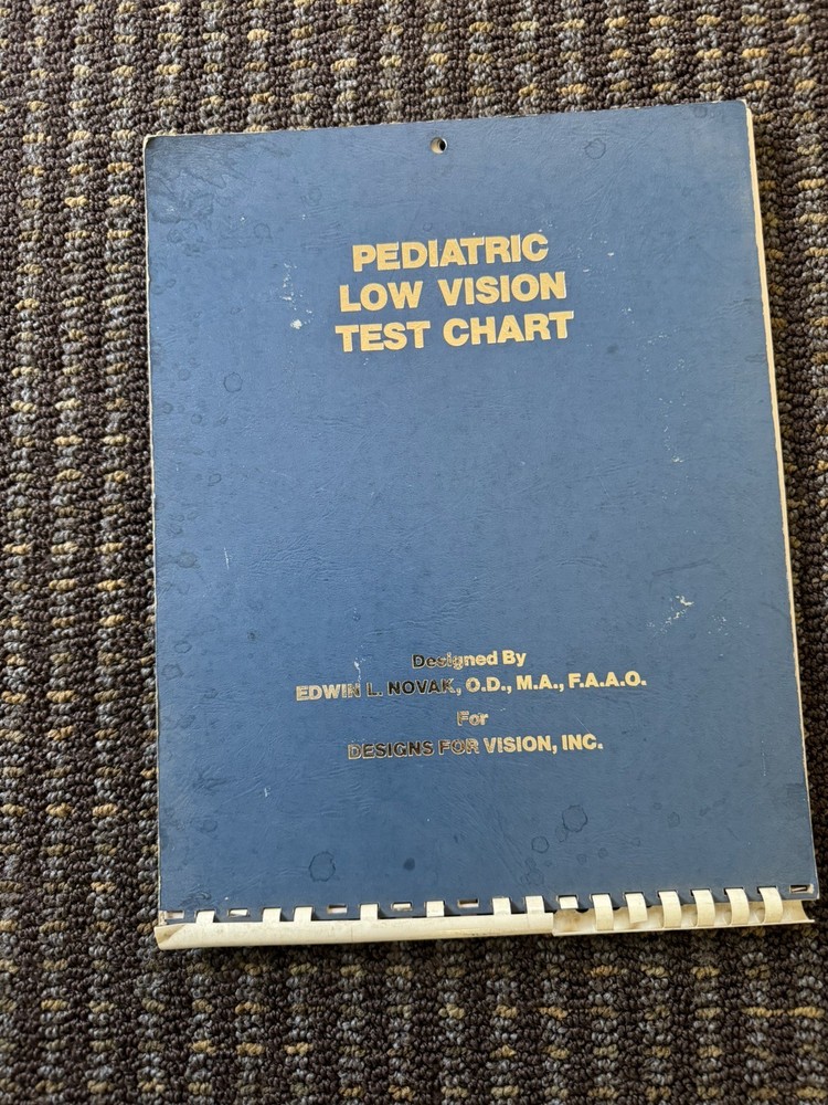 Low Vision Pediatric Test Chart —Designs For Vision