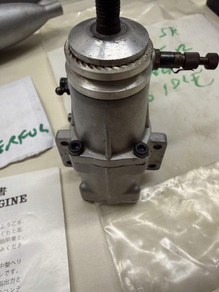 OS MAX 40F SR RC Engine with Box, Muffler & Instructions