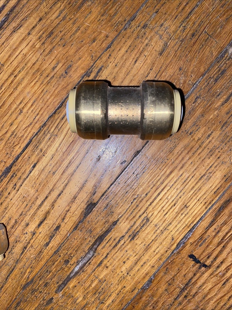 Sharkbites: 3/4 90 , 3/4 coupling, 3/4 slip coupling