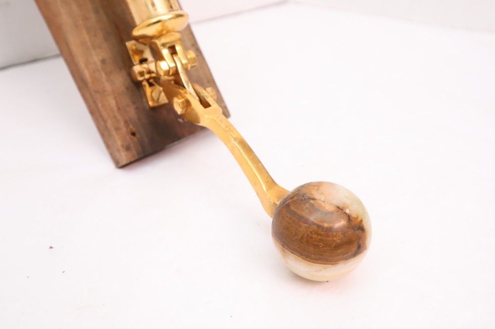 Vintage Solid Brass Maritime Nautical Marine Galley Hand Pump