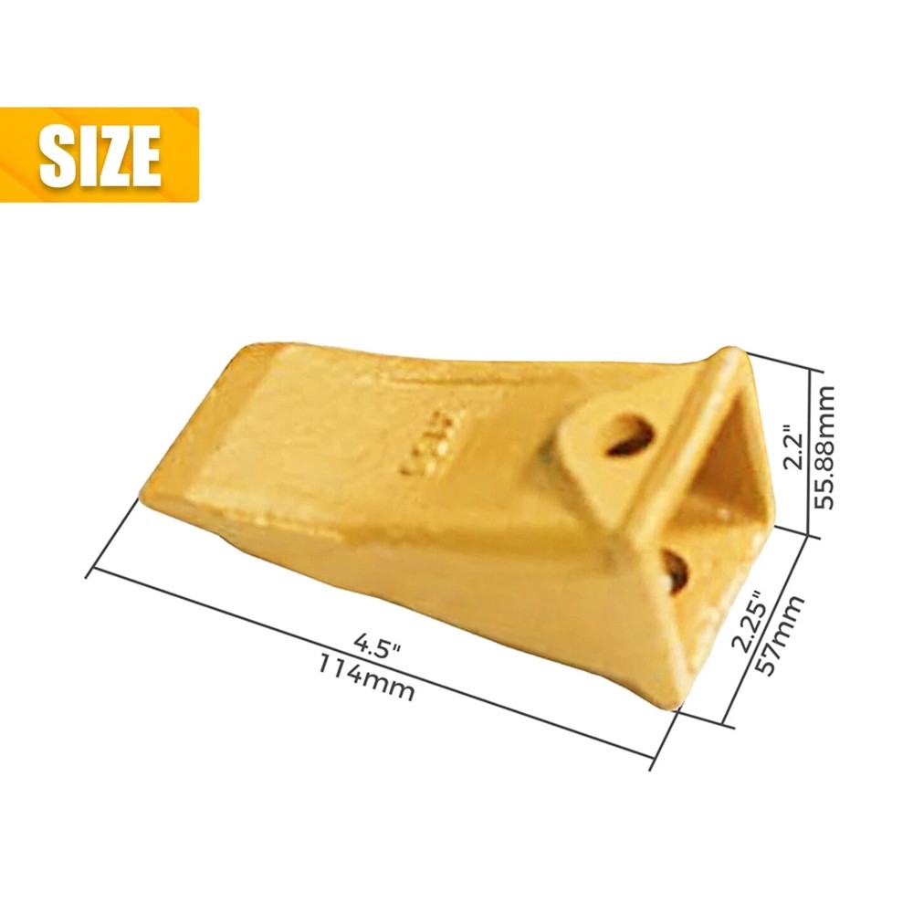 10 Pack X156 L Long Teeth with ROLL PINS for Digging Buckets