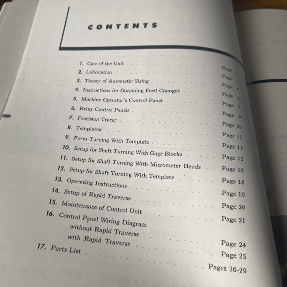 Monarch Sidney Lathe Manual
