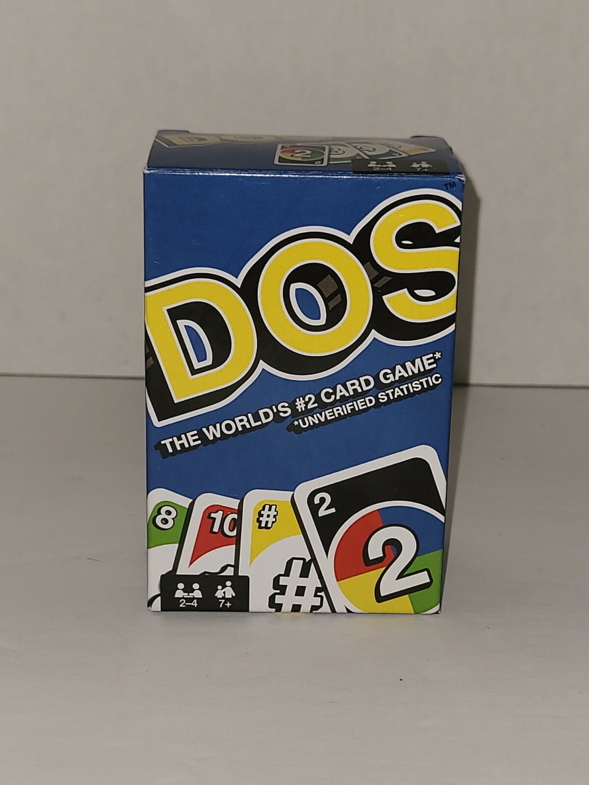 DOS - THE WORLD'S #2 CARD GAME. FROM THE MAKERS OF UNO