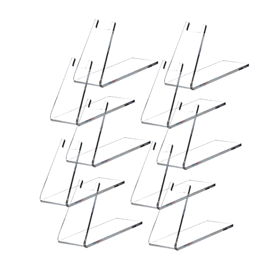 Acrylic Gun Display Model Toy Stand for Retail Tabletops Pack of 10