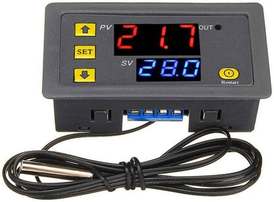 DC 12V 20A LCD Digital Thermostat Temperature Controller Meter Regulator W3230