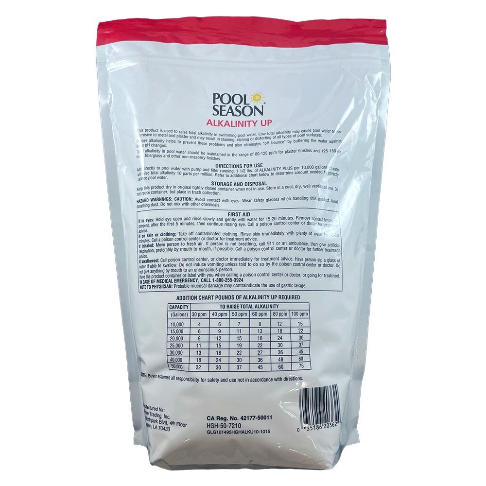 Alkalinity Up - 10 lb pouch