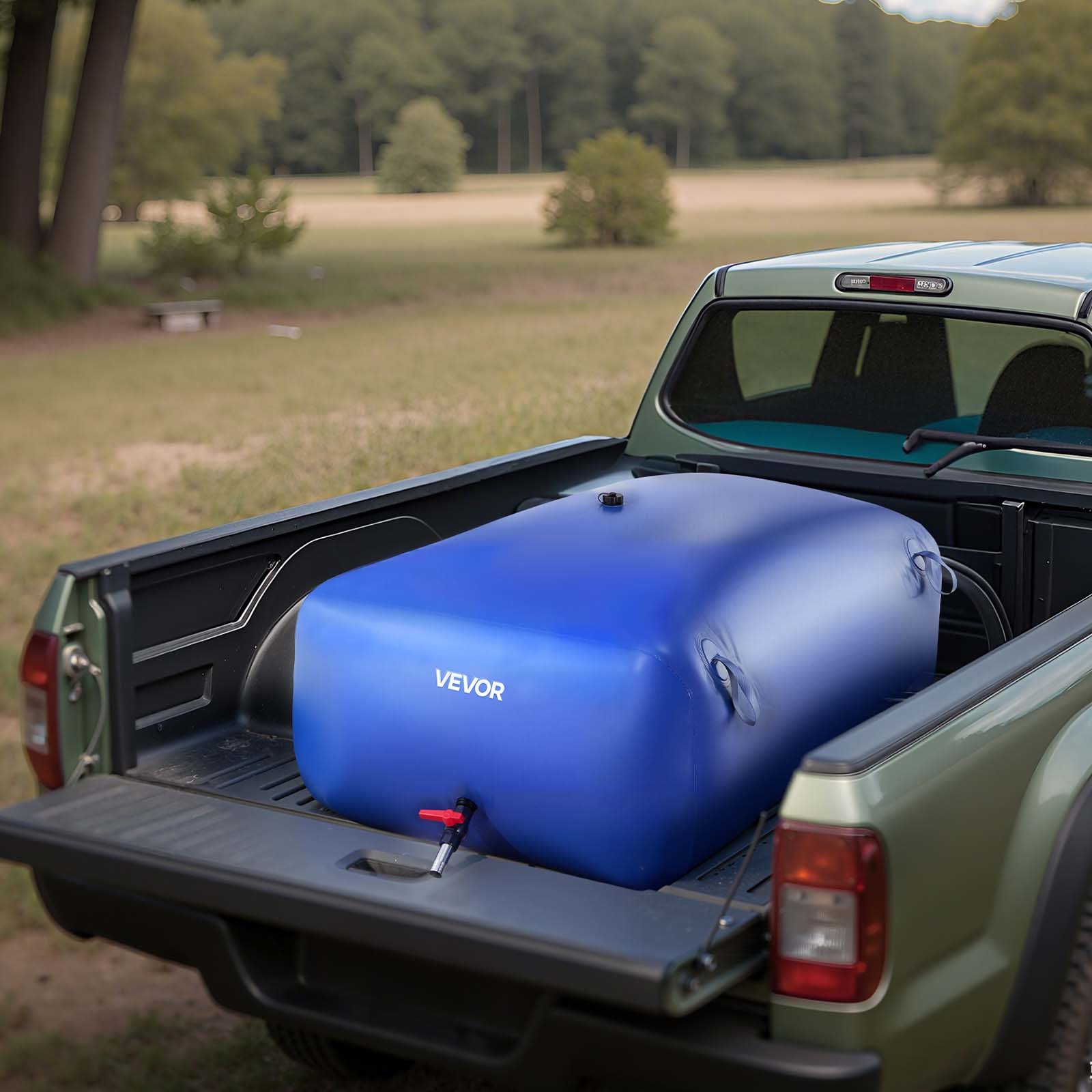 VEVOR 142.7 Gal Collapsible Water Storage Bladder 1000D PVC Water Storage Bag