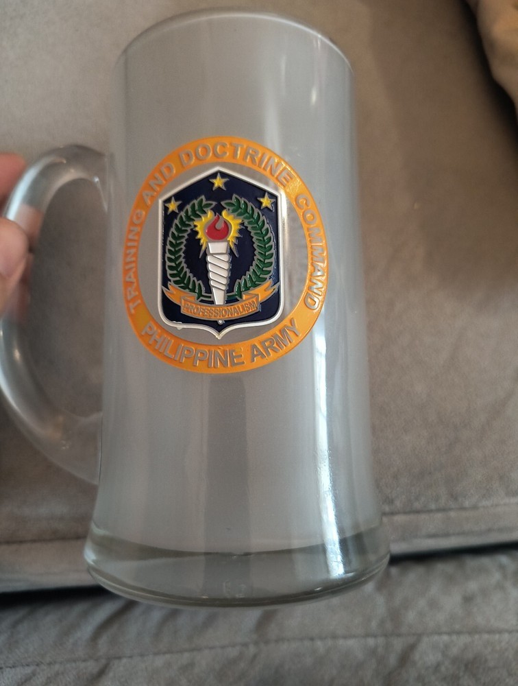 Philippine Army Training And Doctrine Command Beer Mug