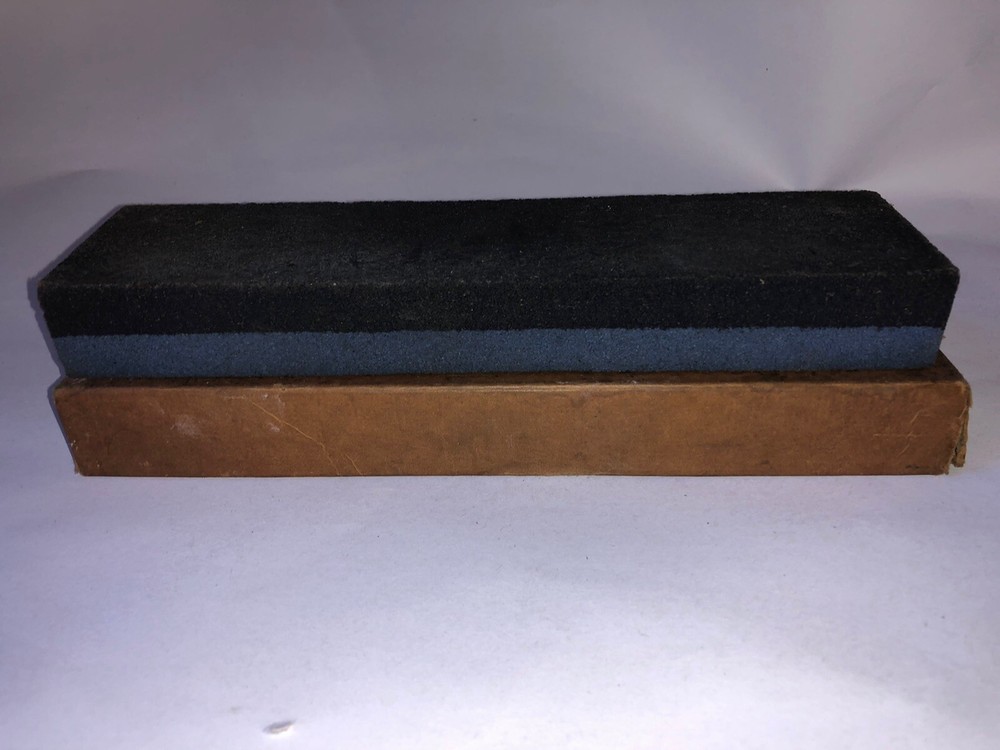 Double Sided Sharpening Stone in 2 Piece Cardboard Box