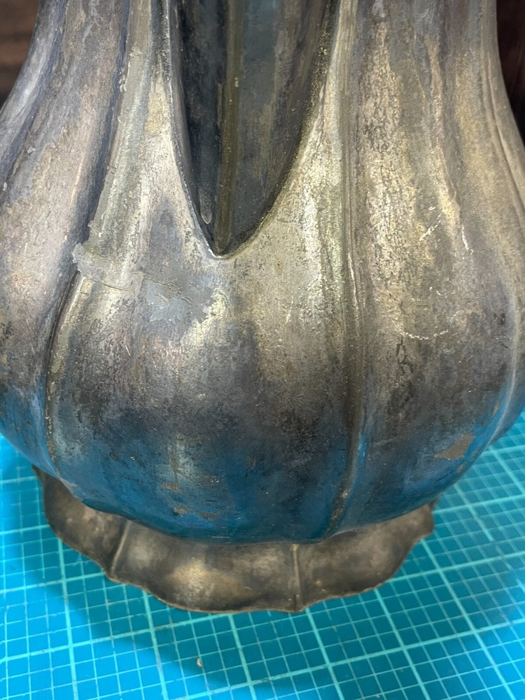 19th Century Victorian Silver Plated Large Pitcher