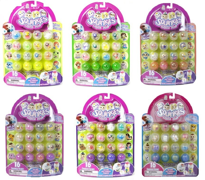 Squinkies Bubble Pack - 16 Squinkies - Series 5