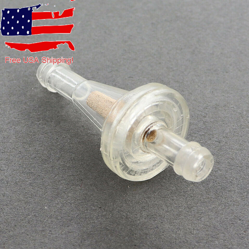 10x Snowmobile 1/4" Motorcycle Inline Gas Fuel Filter for Dirt Bike ATV UTV US