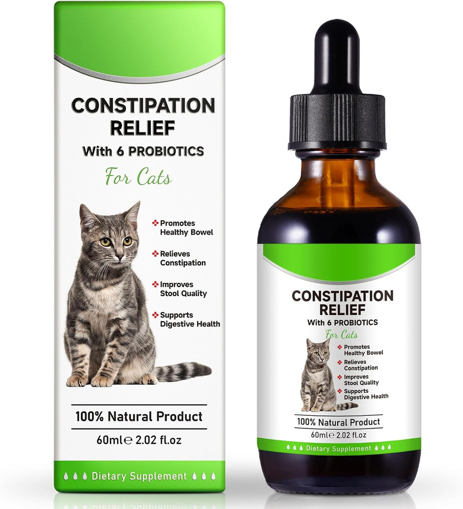 Cat Constipation Relief, Cat Laxative Constipation Relief, 100% Natural Laxative