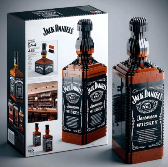 Whiskey, Tequila, Jager Building Blocks