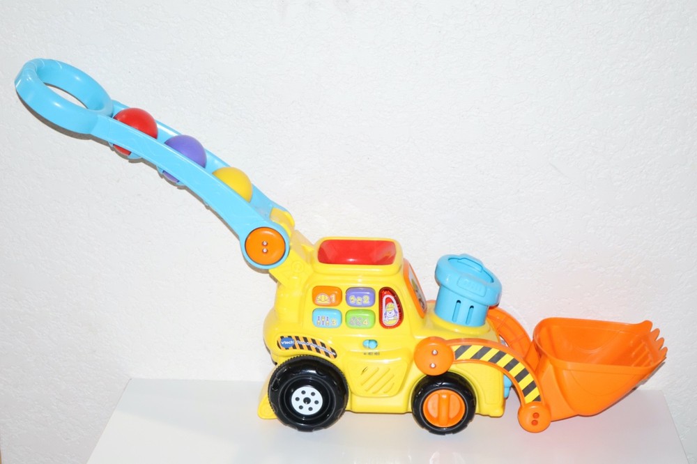 VTech Push & Pop Bulldozer & Dump Truck Working Lights & Sounds