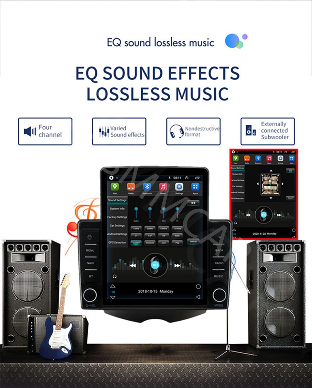 Fit For Hyundai Veloster 2011-2017 Touch Screen Head Unit FM Player For Carplay