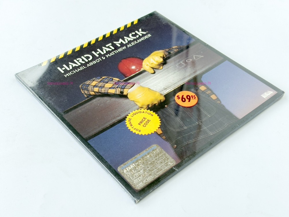 Hard Hat Mack - Electronic Arts - 1983 / Atari 8-bit - Sealed