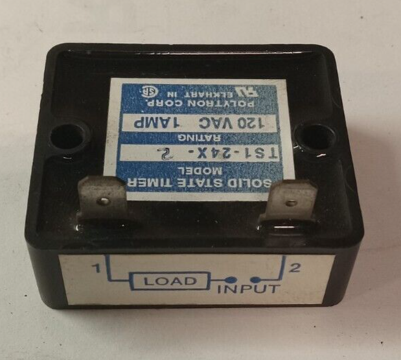 NEW POLYTRON CORP SOLID STATE TIMER 120 VAC 1 AMP TS1-24X-2