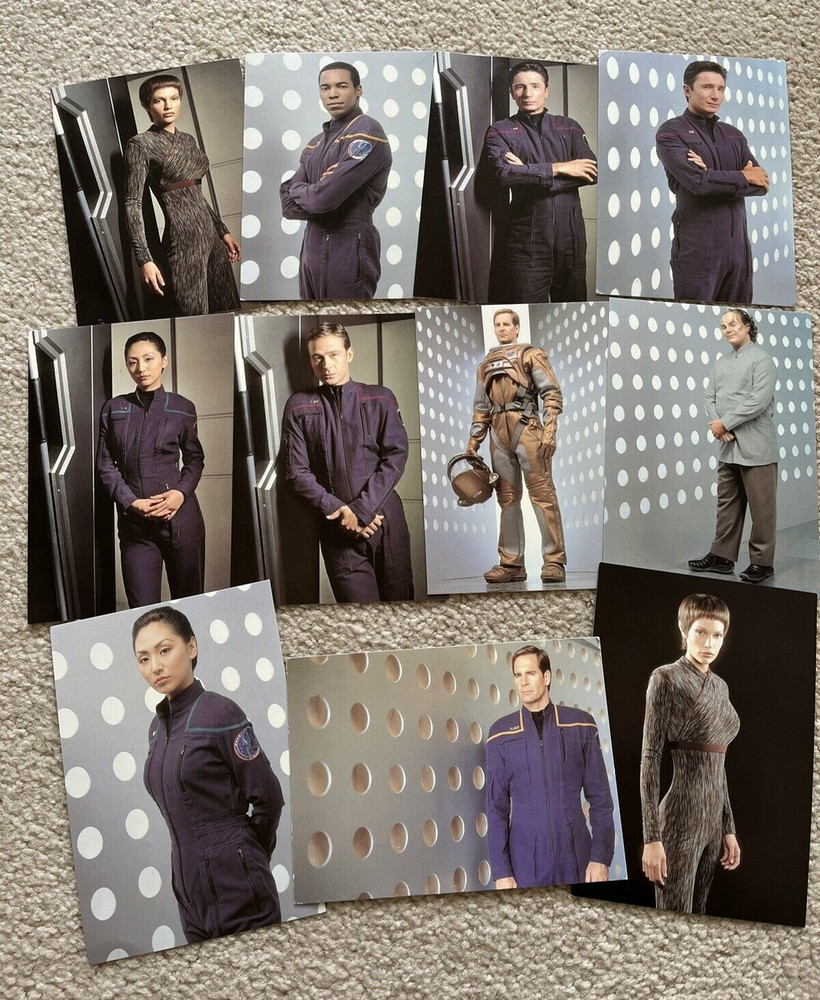 Star Trek Enterprise Postcard lot Bakula