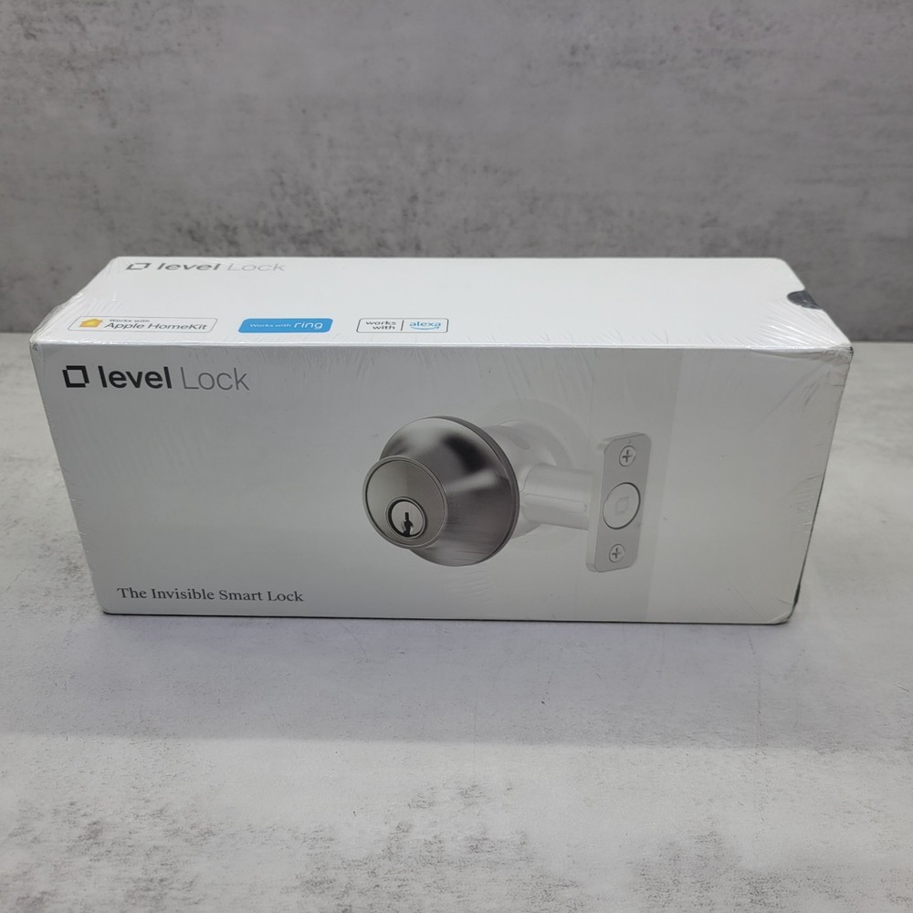 Level Lock Smart Keyless Entry Smartphone Access Bluetooth HomeKit - Matte Black