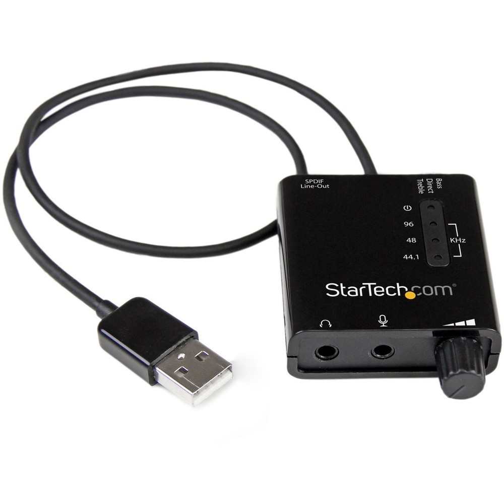 StarTech ICUSBAUDIO2D USB Stereo Audio Adapter Sound Card