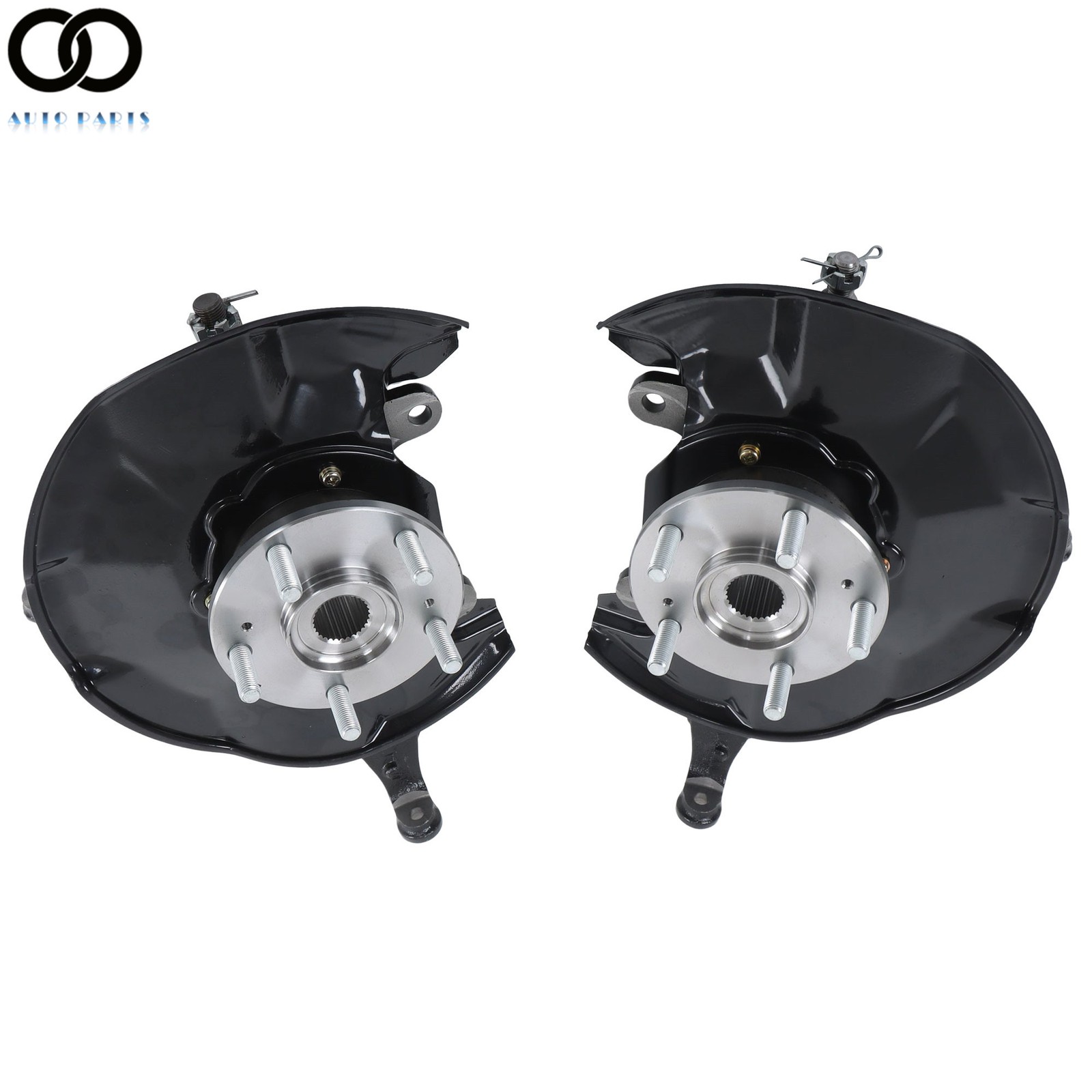 For Honda Accord 2.4L Pair Front Steering Knuckle & Wheel Bearing Hub Assembly