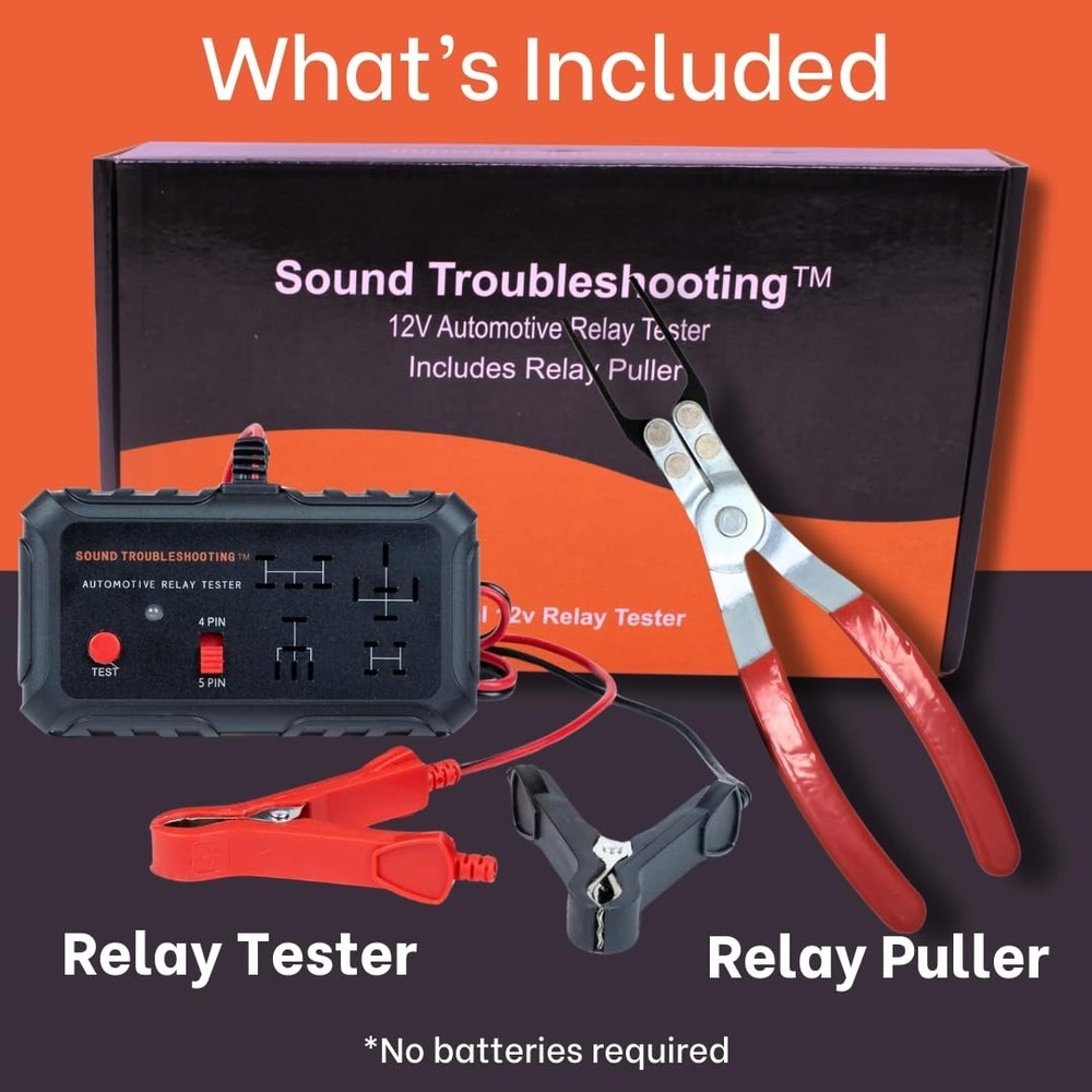 Handheld Relay Testing Tool for Automotive Electrical Systems and Diagnostics