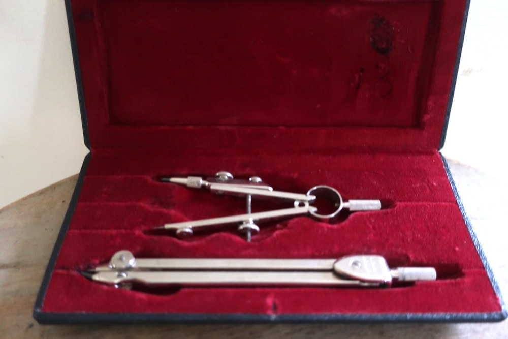 Vintage E. H. Ltd Technical Drawing Instruments x2 Boxed