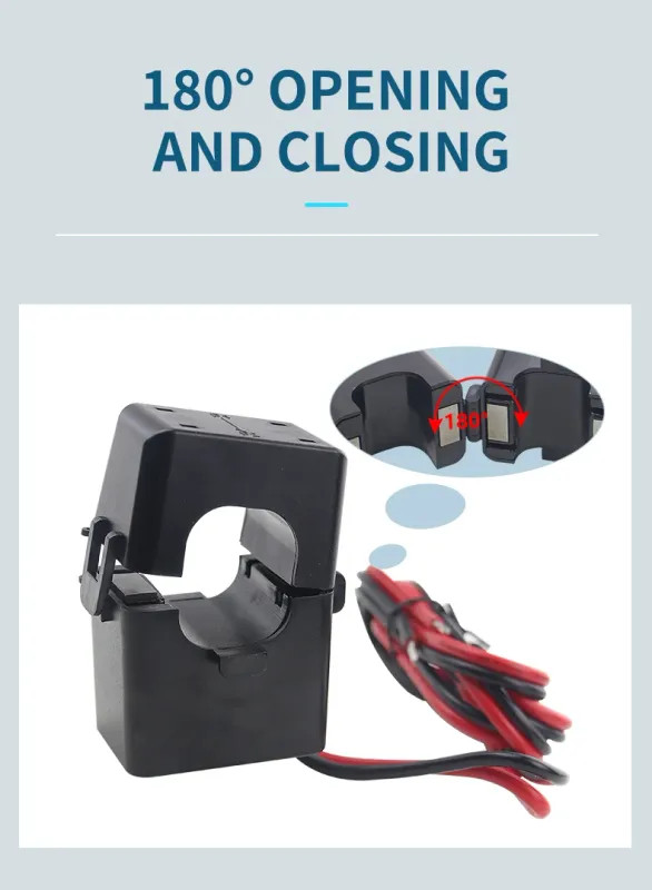 3PCS Split Core Current Transformer KCT-24 CT Sensor Clamp 100A 200A 300A 400A