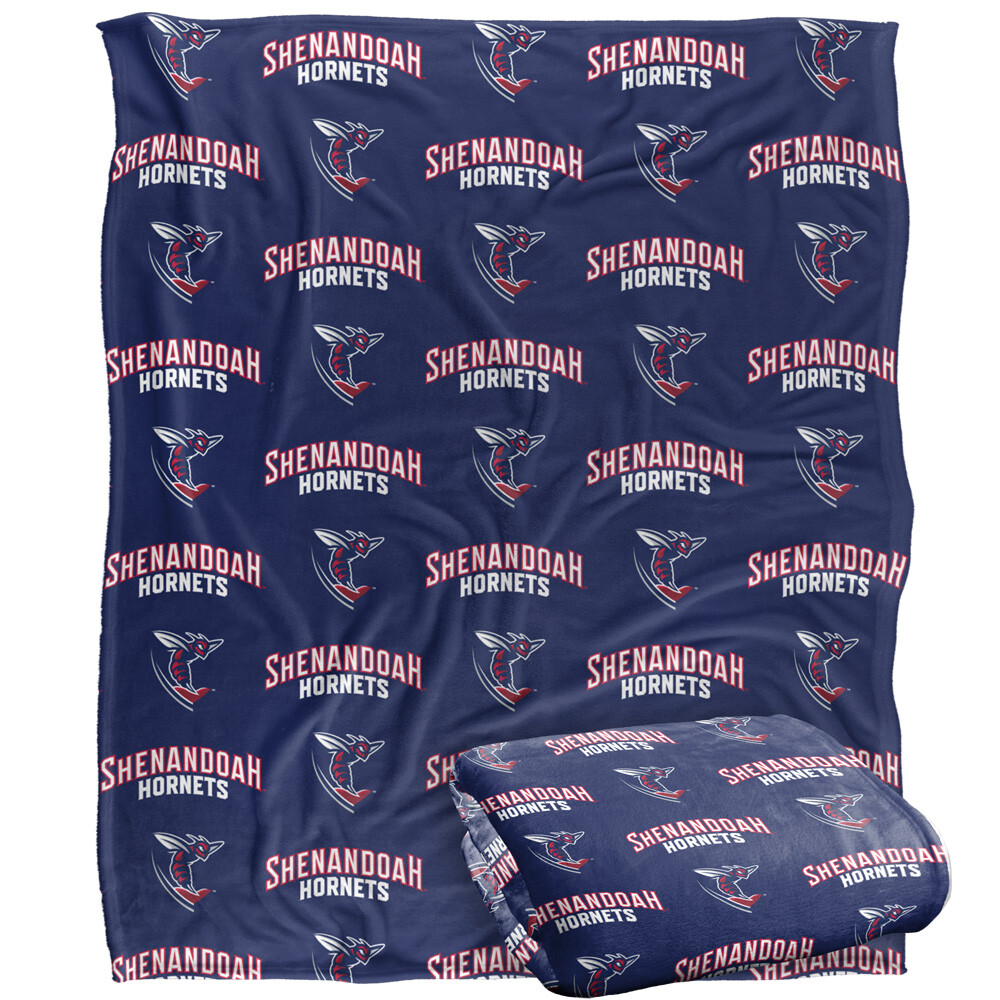 Shenandoah University Logo Pattern Silky Touch Super Soft Throw Blanket