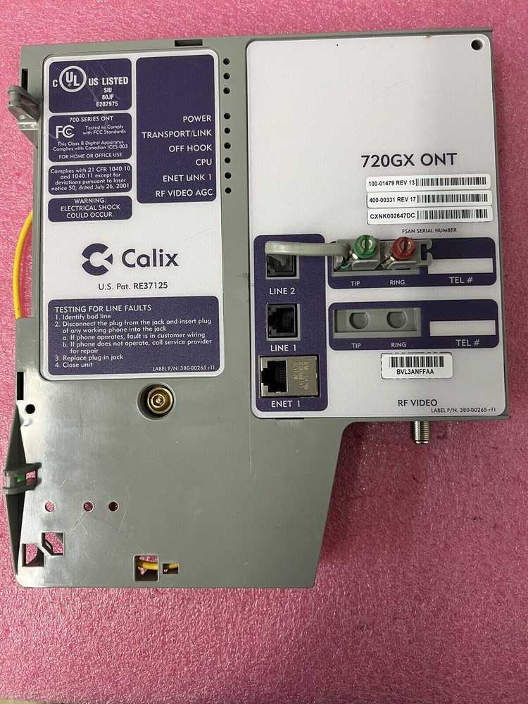 Calix 720GX ONT 100-01479 - Used