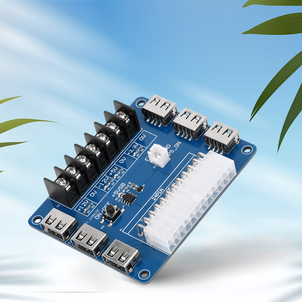 ATX Power Adapter Board USB Charging Desktop PowerSupply Breakout Adapter Module