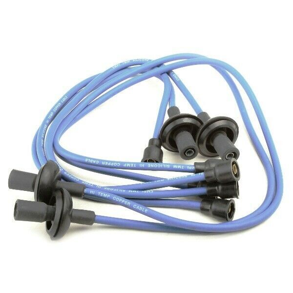 Empi 9407 Vw Bug Spark Plug Wire Set. Silicone 7mm Blue Ignition Wires