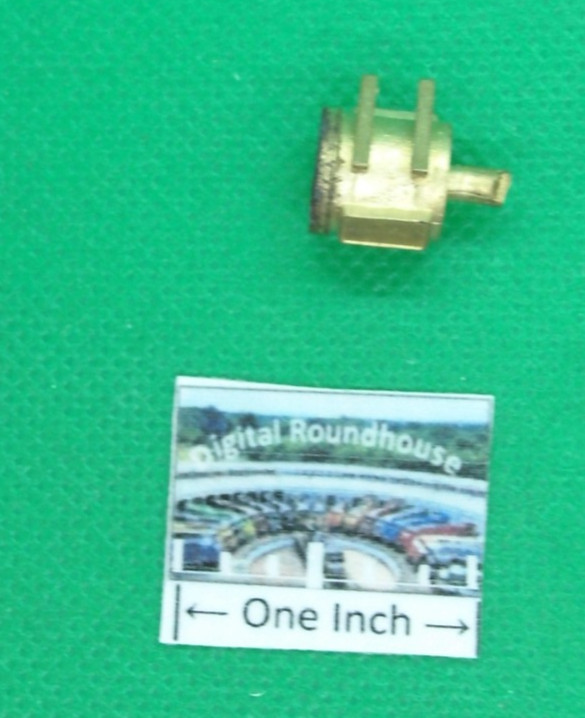 Digital Roundhouse Barrel Headlight - Dimensions Below
