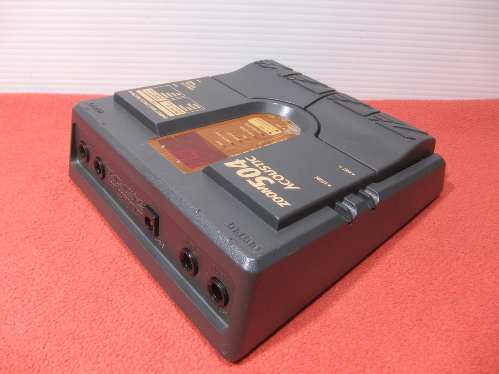 Zoom 504 Acoustic Multi Effect Processor Guitar Effect Pedal Tested MIJ