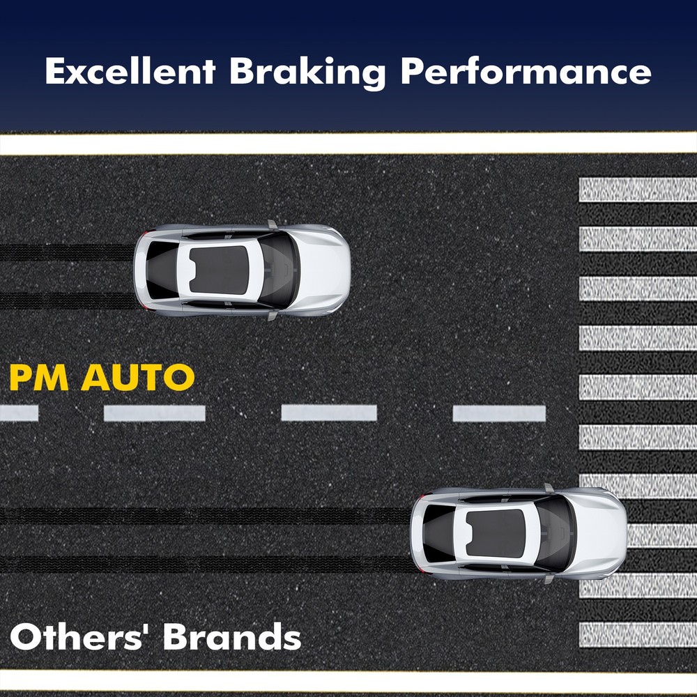 Front Ceramic Brake Pad Kit For 2008-2011 Ford Focus