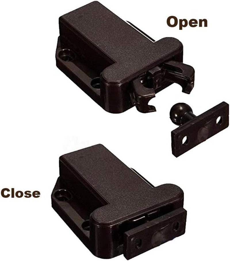 8 Pack Push Latch，Touch Latch Safe Push Latch，Rebound Self-Locking Device，Open C